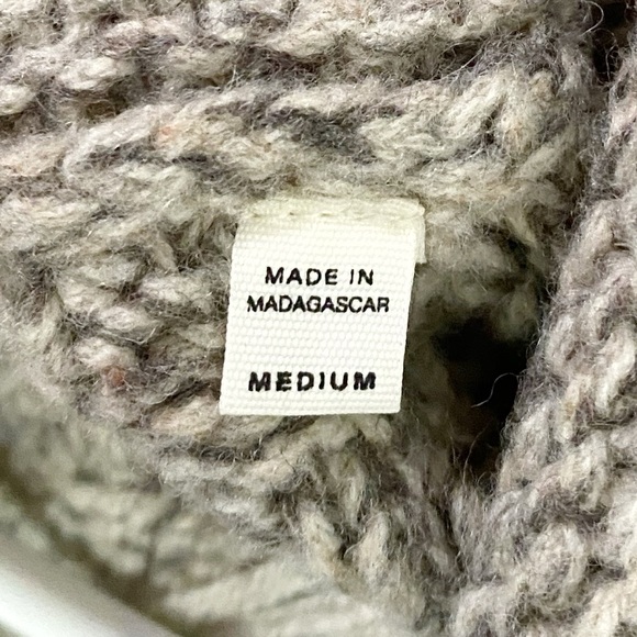 Buck Mason Grey Feather Heritage Wool Shawl Cardigan - Picture 7 of 8